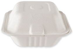 Boîte à burger en canne à sucre
