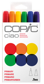 Marker ciao, 6er Set "Primary"