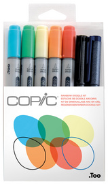  Marker ciao, 7er Set "Doodle Kit Rainbow"