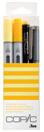 Marker ciao, 4er Set "Doodle Pack Yellow"