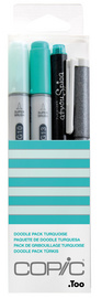 Marker ciao, 4er Set "Doodle Pack Turquoise"