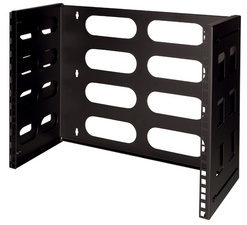 19" Wandbefestigung, 8 HE, schwarz