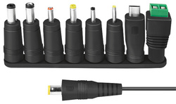 inklusive 7 austauschbaren Adaptern