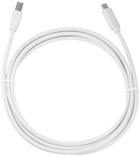 Symbolbild: USB 2.0 Anschlusskabel, USB-C Stecker - USB-B Stecker