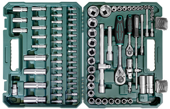 Steckschlüssel-Satz 1/4" + 1/2", 94-teilig