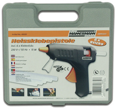 Heißklebepistole, im Kunststoffkoffer