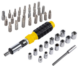 Jeu d'embouts de vissage & clés à douille, 1/4", 41 pièces