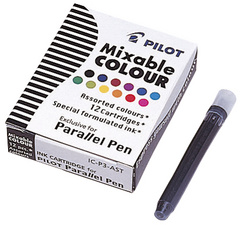 Symbolbild: Tintenpatronen für Füllhalter Parallel Pen