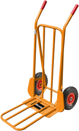 Stahlrohr-Transportkarre, ausgeklappt