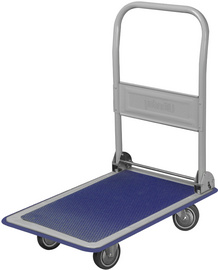 Chariot à plate-forme en acier Cargo, capacité de charge: 250 kg