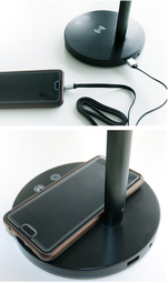 Visuel de référence: Fonctions de charge QI/USB pour les smartphones