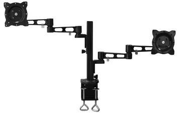 Bras support pour écran TFT / LCD, 2 écrans, full motion