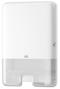   Xpress Distributeur d'essuie-mains interfolié, boîtier plastique, blanc
