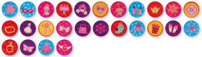 Motivstempel-Set "PRINZESSINENSTEMPEL"