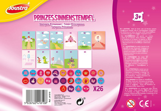  Motivstempel-Set "PRINZESSINENSTEMPEL", Rückansicht