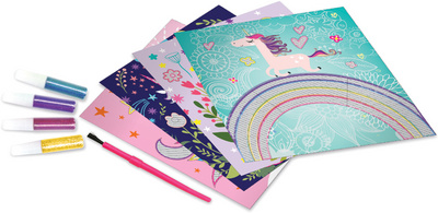 Kit de loisirs créatifs "ART EN PAILLETTES" - contenu de la livraison