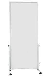 Tableau blanc mural mobile "MAULsolid easy2move", 750 x 1.800 mm