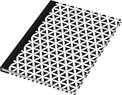 Cahier "Black & White Flowers"