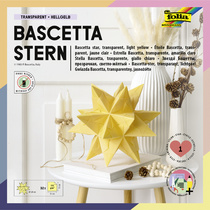 Etoile Bascetta, transparent, jaune pâle