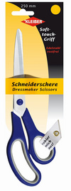 Schneiderschere "Soft Touch", blau - in Verpackung