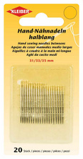 Hand-Nähnadel-Set, 20-teilig - halblang, 31, 33, 35 mm