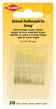 Set d'aiguilles à coudre à la main, 20 pièces - long, 34, 37, 40 mm