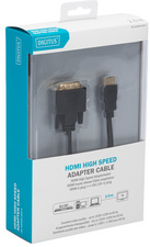 Câble d'adaptateur, HDMI-A - DVI 18+1, emballage