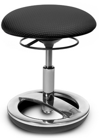 Tabouret pivotant pour enfant "Sitness Bobby", noir