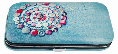 Etui de couture de voyage "Design", bleu