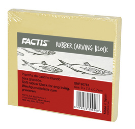  Symbolbild: Softdruckplatte "Factis Rubber Carving Block"