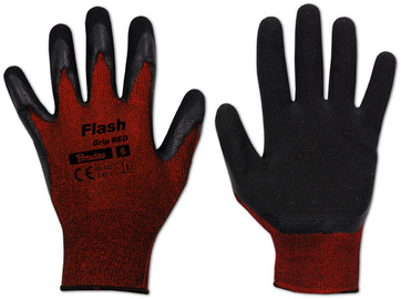 Symbolbild: Arbeitshandschuh Flash Grip RED
