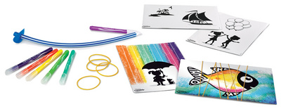Kit feutre aérographe BLOW PEN "Fil'Art", contenue