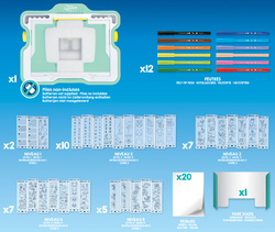    LED-Leuchttisch / -Zeichentisch LUMI BOARD, Inhalt