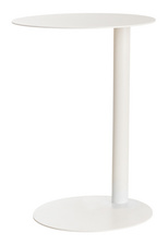 Table d'appoint easyDesk, blanc