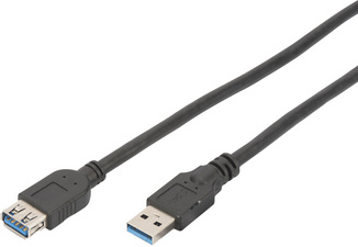 USB 3.0 Verlängerungskabel, USB-A Stecker - USB-A Kupplung