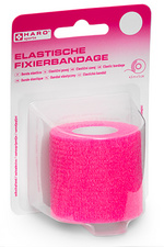 Elastische Fixierbandage, in Verpackung - pink