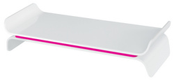 Monitorständer Ergo WOW, weiß / pink