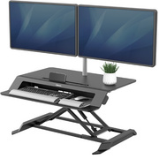 Visuel de référence : présente le produit en utilisation Bras Lotus pour écran double TFT/LCD en option