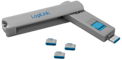 Verrou de sécurité pour port USB-C, 1 clé / 4 verrous