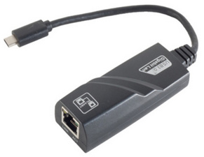 USB Adapter, USB 3.1 C-Stecker - RJ45 Ethernet Kupplung