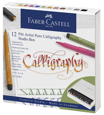 Tuschestift PITT artist pen Calligraphy, Atelierbox
