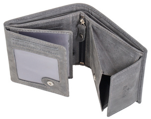 Geldbörse RFID, Hochformat, geöffnet
