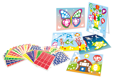 Tableaux de gommettes STICKER BOARDS - contenu