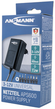 Universal-Steckernetzteil APS 600 (ErP Level VI), in Verpackung