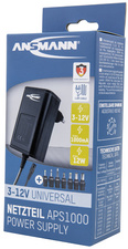 Universal-Steckernetzteil APS 1000 (ErP Level VI), in Verpackung