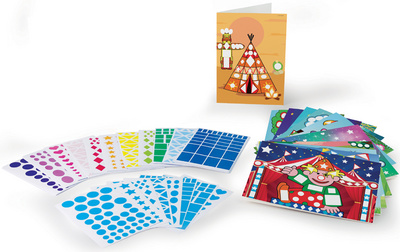 Tableaux de gommettes MAXI - contenu