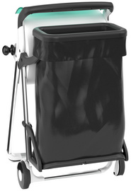 Visuel de référence : dérouleur sur pied de rouleaux de nettoyage avec support pour sac-poubelle