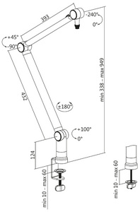 Professioneller Mikrofonarm