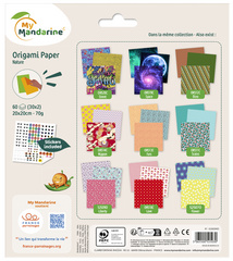 Feuilles à plier Origami Paper "Nature"