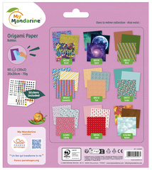 Feuilles à plier Origami Paper "Bubbles"